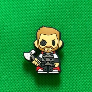 🌼 (5/$10 or 10/$15) NEW Superhero Marvel Thor Croc Shoe Charm Collection